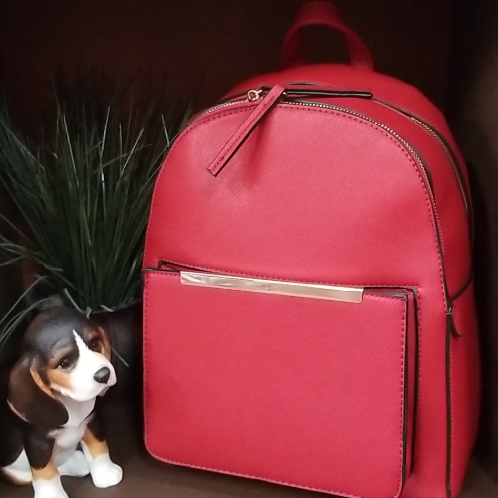 New Deluxity Los Angeles Red Backpack